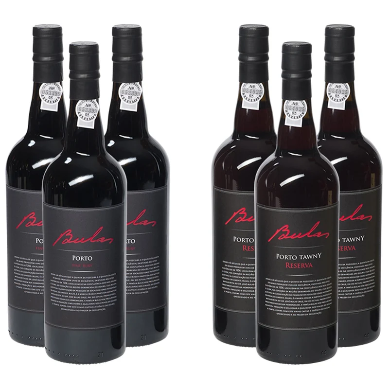 Wijnpakket Bulas port 6x75cl
