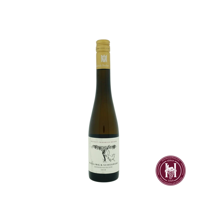 Riesling Scheurebe Beerenauslese - Weingut Friedrich Becker - 2018 - 0.375 L - Duitsland - Pfalz - Wit
