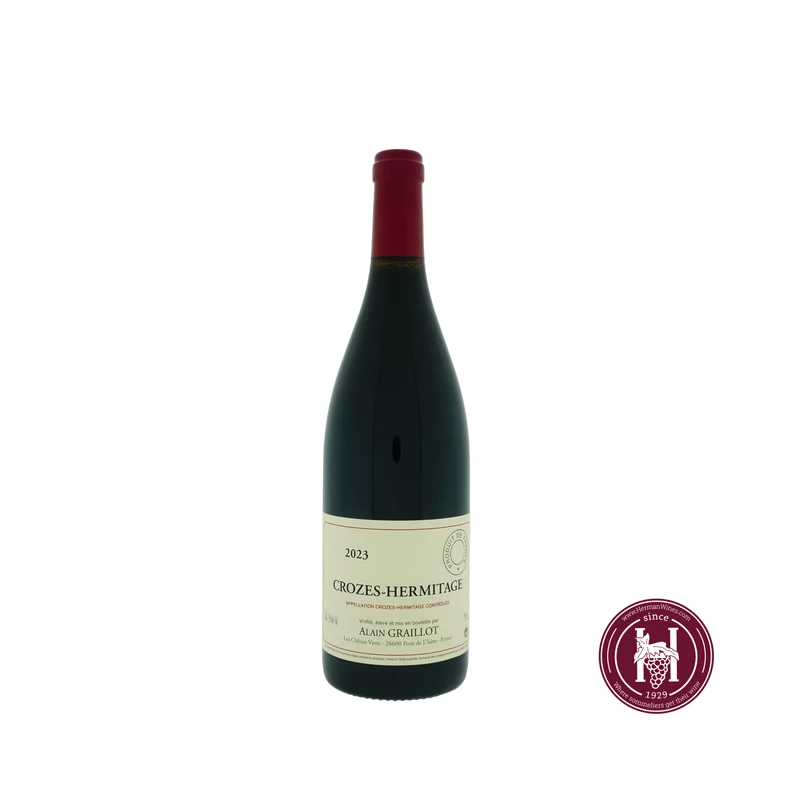 Crozes Hermitage blanc - Domaine Alain Graillot - 2023 - 0.75 L - Frankrijk - Rhône - Rood