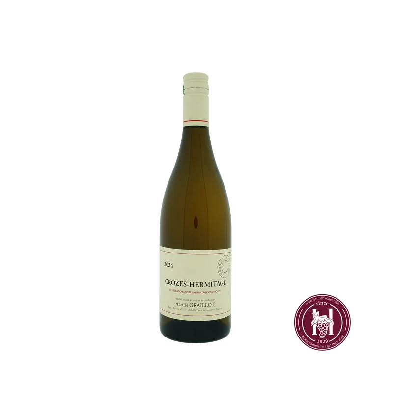 Crozes Hermitage blanc - Domaine Alain Graillot - 2024 - 0.75 L - Frankrijk - Rhône - Wit
