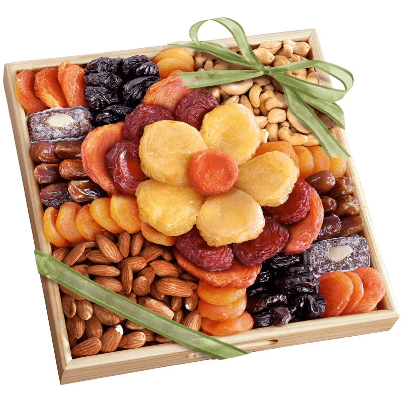 Golden State Fruit Flora Dried Fruit and Nut Gift Tray