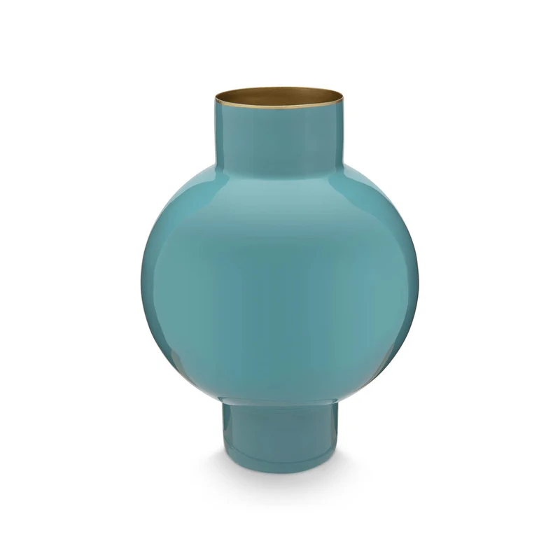 Vase Metal Small Sea Green 18x24cm