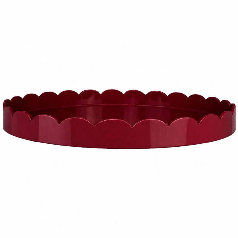Dienblad Cherry Sint-jakobsschelp rond 50cm