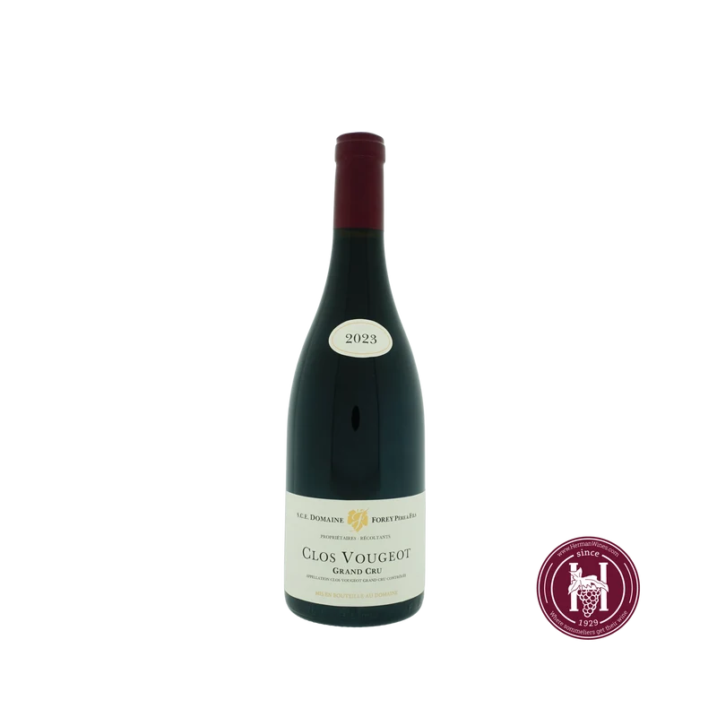 Clos Vougeot G.C. - Domaine Forey Pere & Fils - 2023 - 0.75 L - Frankrijk - Bourgogne - Rood