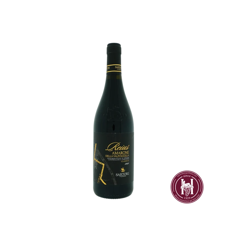Amarone Reius - Sartori di Vernona - 2020 - 0.75 L - Italië - Veneto - Rood