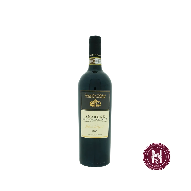 Amarone della Valpolicella Antonio Castagnedi - Tenuta Sant'Antonio - 2021 - 0.75 L - Italië - Veneto - Rood