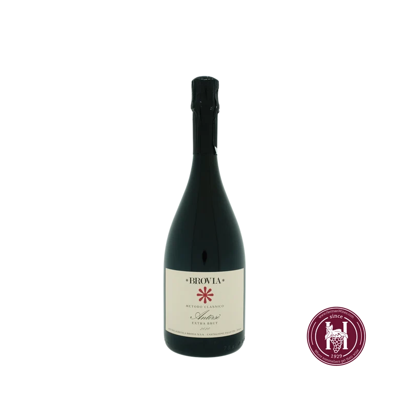 Anterse Metodo Classico Extra Brut - Brovia - 2020 - 0.75 L - Italië - Piëmonte - Wit