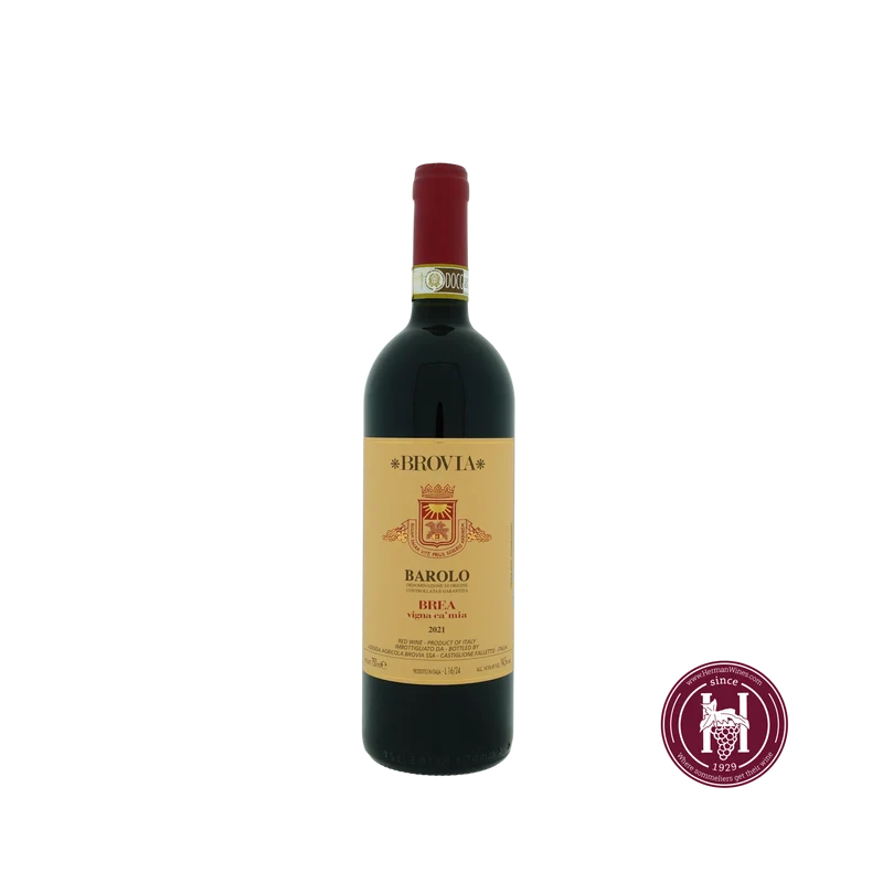 Barolo Brea vigna Ca'Mia - Brovia - 2021 - 0.75 L - Italië - Piëmonte - Rood