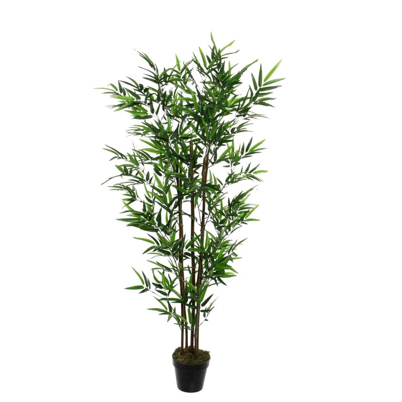 Bamboe Kunstplant - H155 x Ø90 cm - Groen