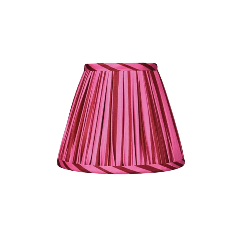 Pink & Red stripe lampenkapje voor Club Carlotta tafellampen