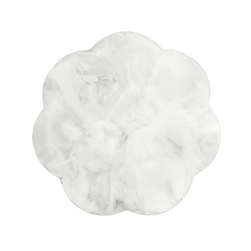 Serveerplateau Scallop White 33cm