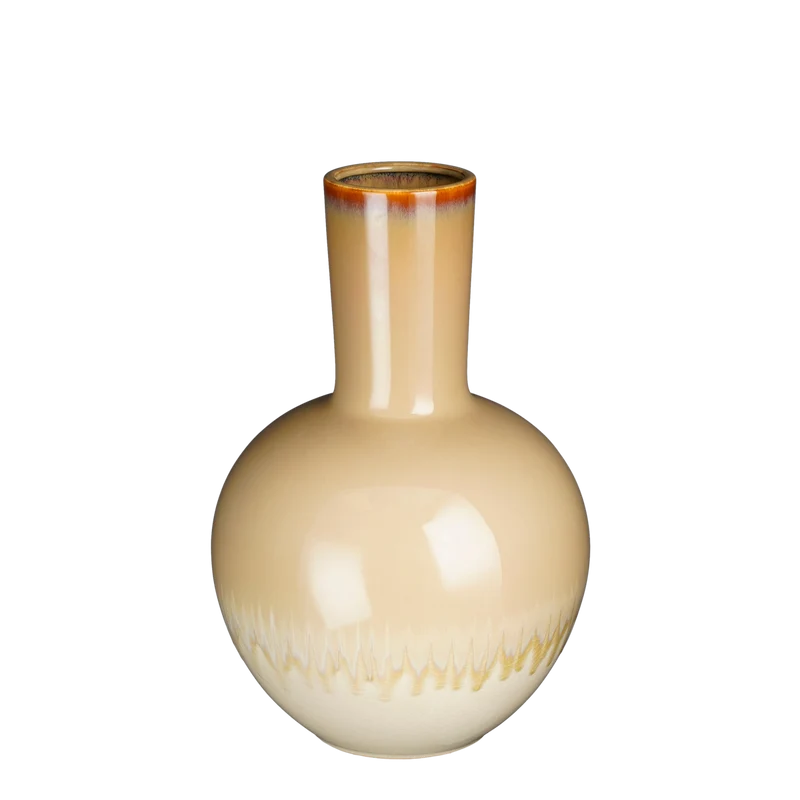 Holm Vaas - H42 x Ø28 cm - Keramiek - Crème