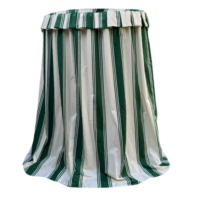 Statafelrok Green & Cream Stripe