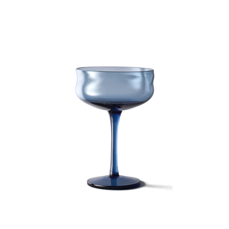 Coupe glazen Swirl Midnight (set van 2)
