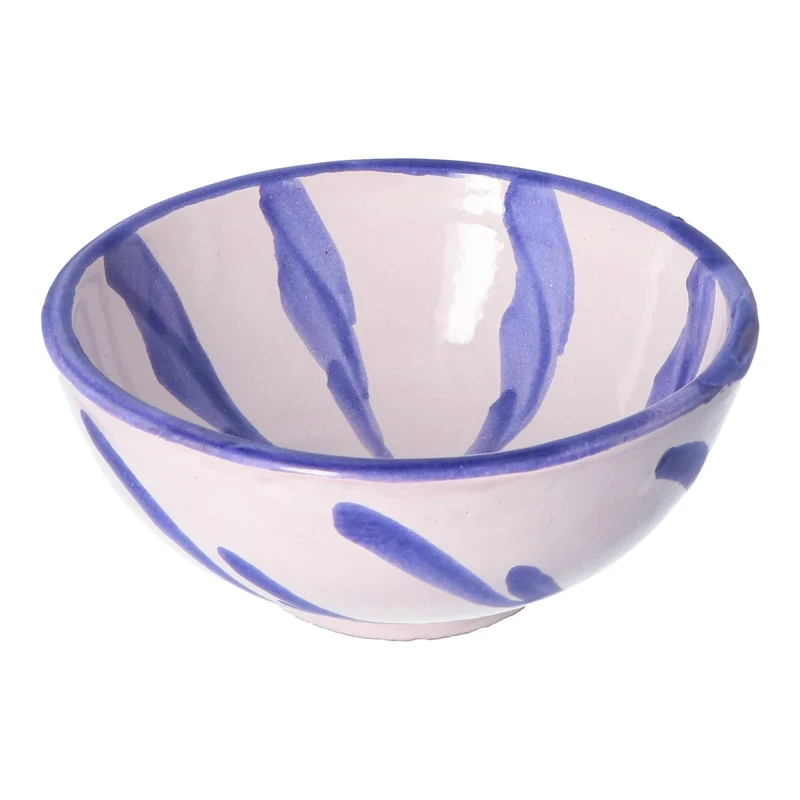 Tapas schaaltje Granada streep blauw 10cm