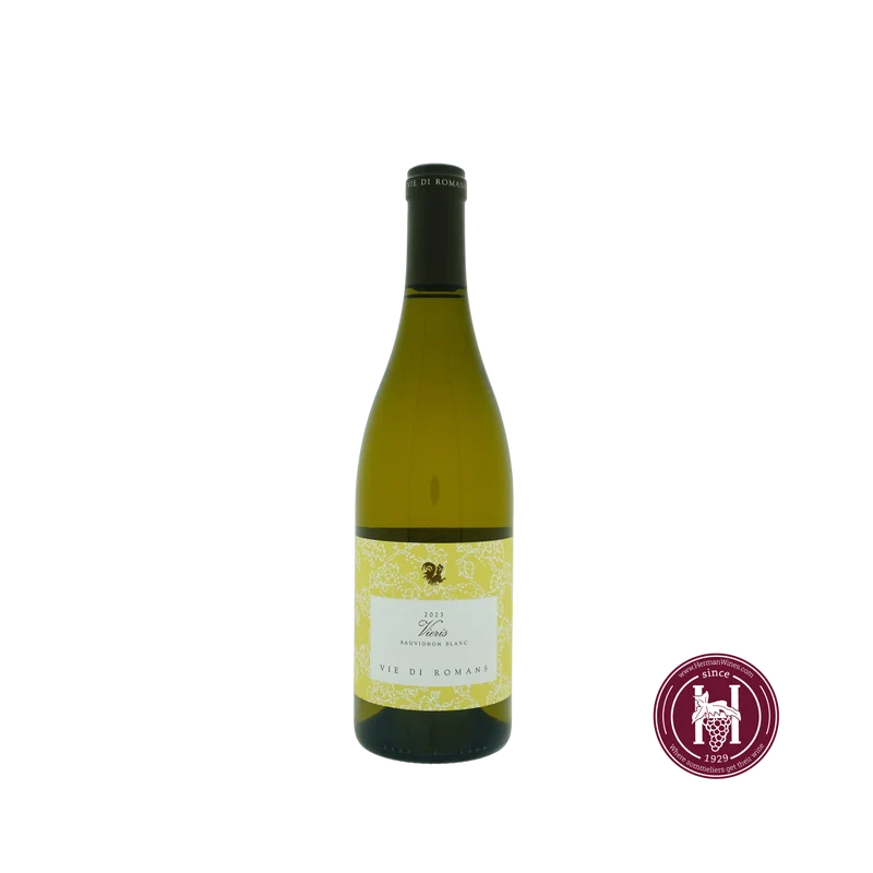 Vieris Sauvignon Blanc - Vie di Romans - 2023 - 0.75 L - Italië - Friuli-Venezia Giulia - Wit