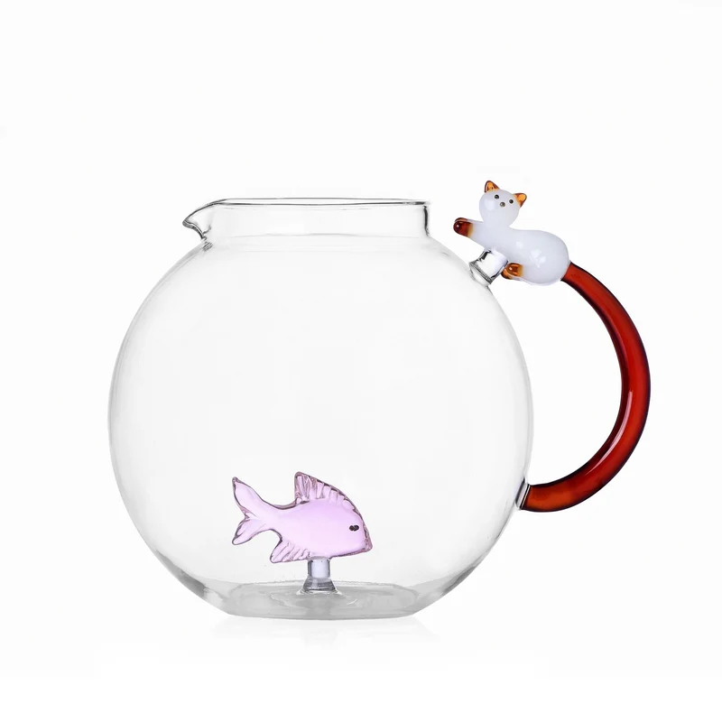 Karaf Pink Fish & White Cat 1L