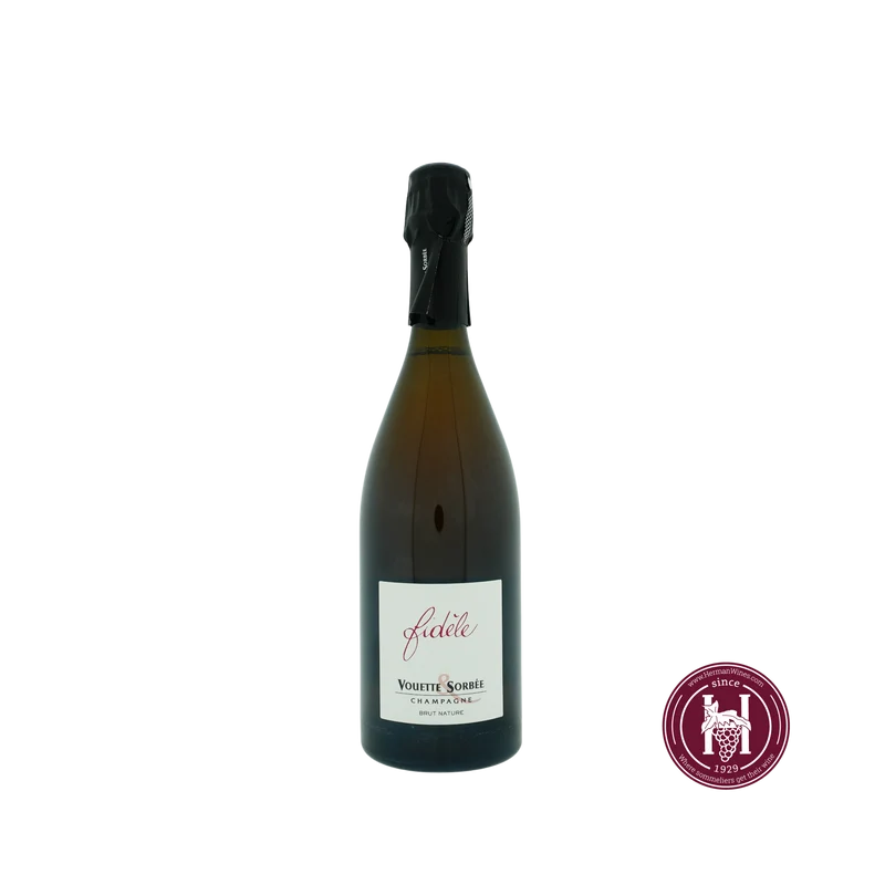Champagne Fidele Brut Nature - Champagne Vouette & Sorbée - non-vintage - 0.75 L - Frankrijk - Champagne - Wit