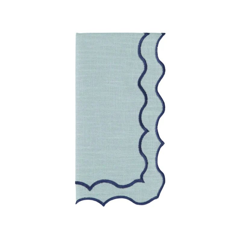 Servet Navy light blue with dark blue 45x45cm