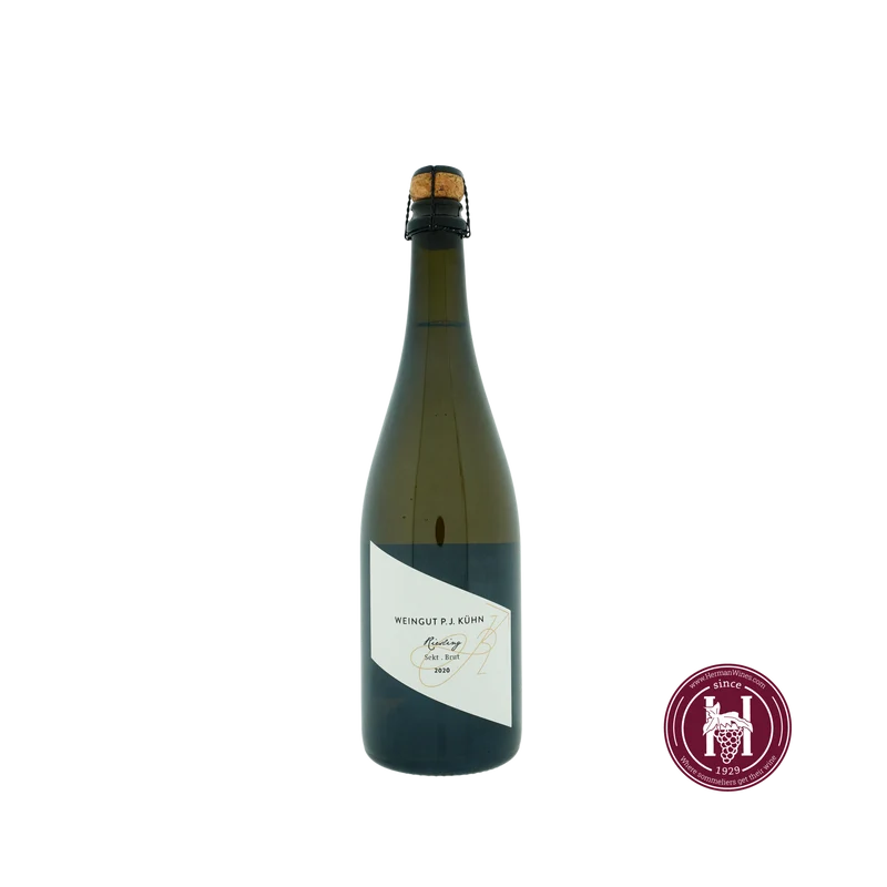 Riesling Sekt Brut - Weingut Peter Jakob Kühn - 2020 - 0.75 L - Duitsland - Rheingau - Wit