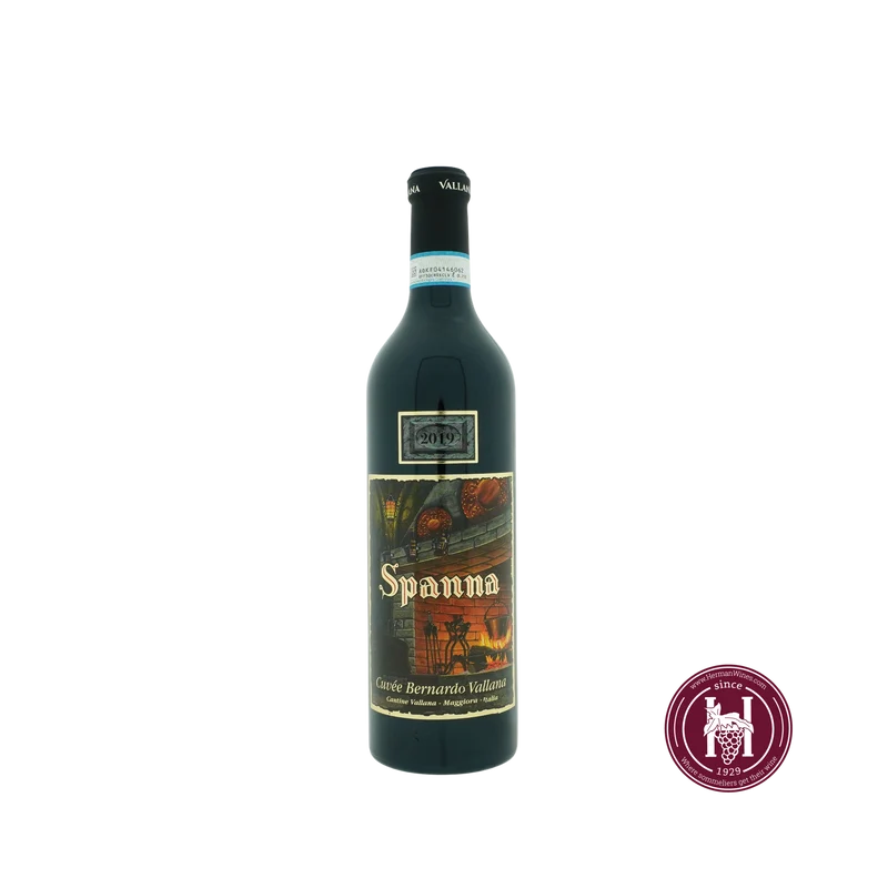 Spanna cuvee Bernardo Vallana - Antonio Vallana e Figlio - 2019 - 0.75 L - Italië - Piëmonte - Rood