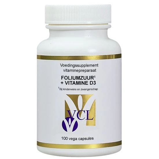 Vital Cell Life Foliumzuur + Vitamine D3 100 vcaps
