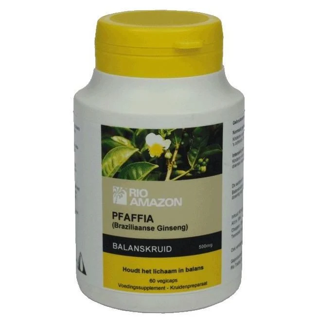 Rio Amazon Pfaffia Balanskruid 60 capsules