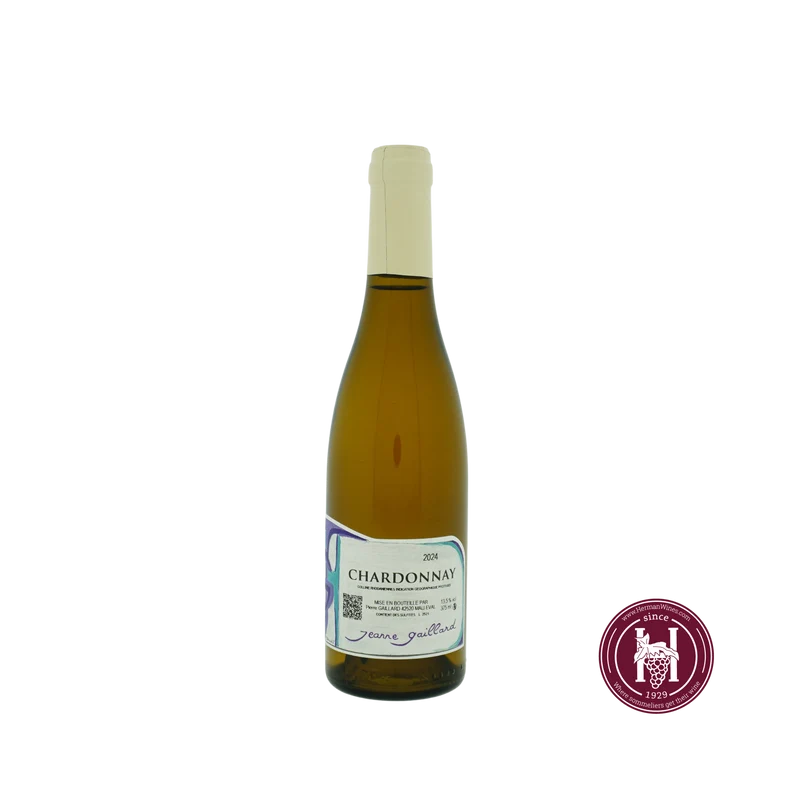 Chardonnay IGP Collines Rhodaniennes - Jeanne Gaillard - 2024 - 0.375 L - Frankrijk - Rhône - Wit