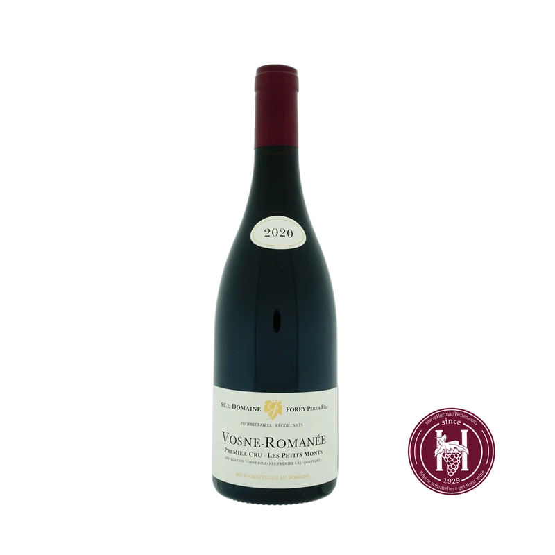 Vosne Romanee 1er cru Petits Monts - Domaine Forey Pere & Fils - 2020 - 0.75 L - Frankrijk - Bourgogne - Rood