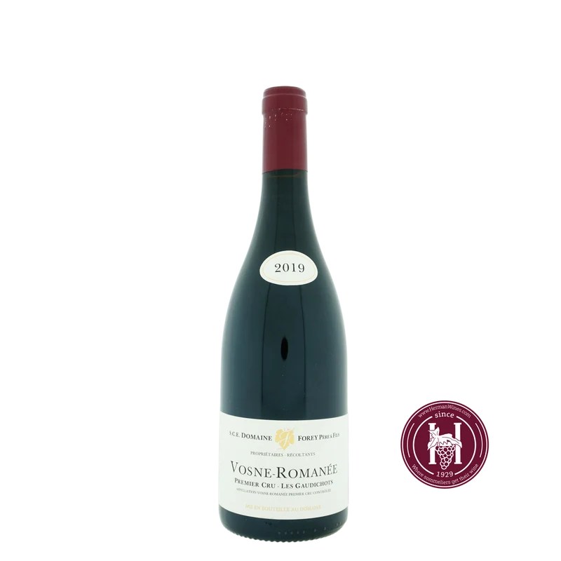 Vosne Romanee 1er cru Gaudichots - Domaine Forey Pere & Fils - 2019 - 0.75 L - Frankrijk - Bourgogne - Rood