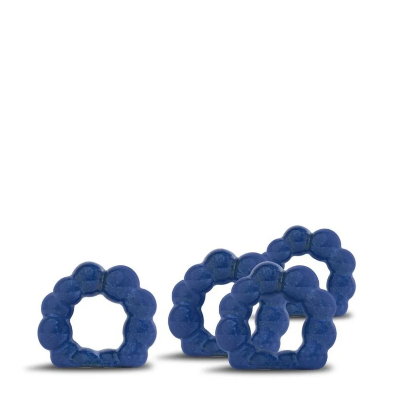 Servetringen Porto Blue (set van 4)
