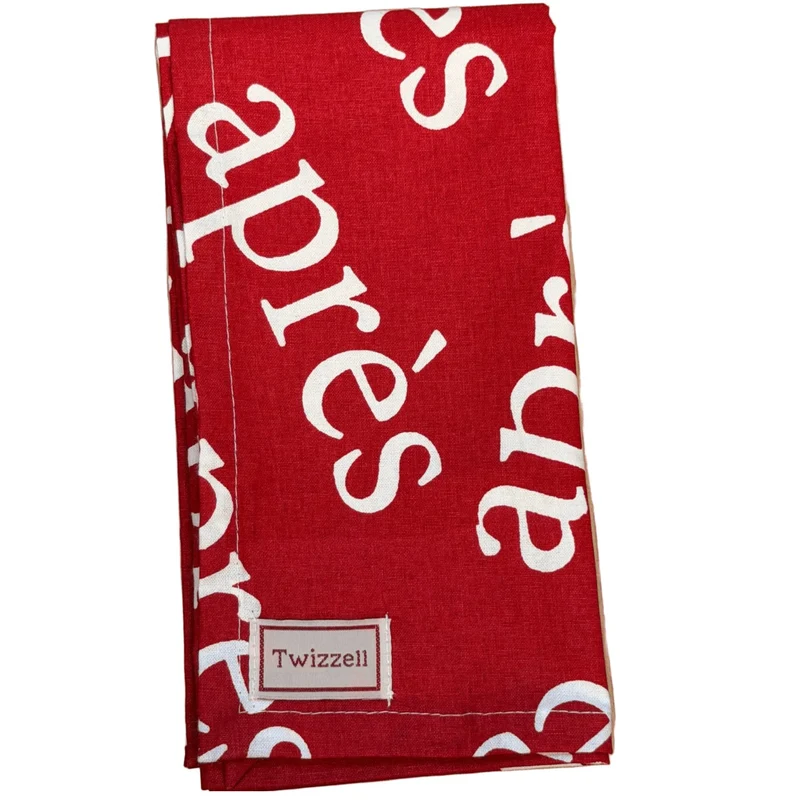 Servetten Red Après 45x45cm (set van 4)