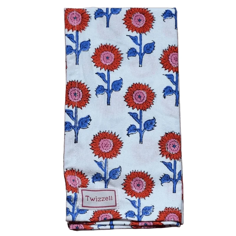 Servetten Sunflower Field 45x45cm (set van 4)