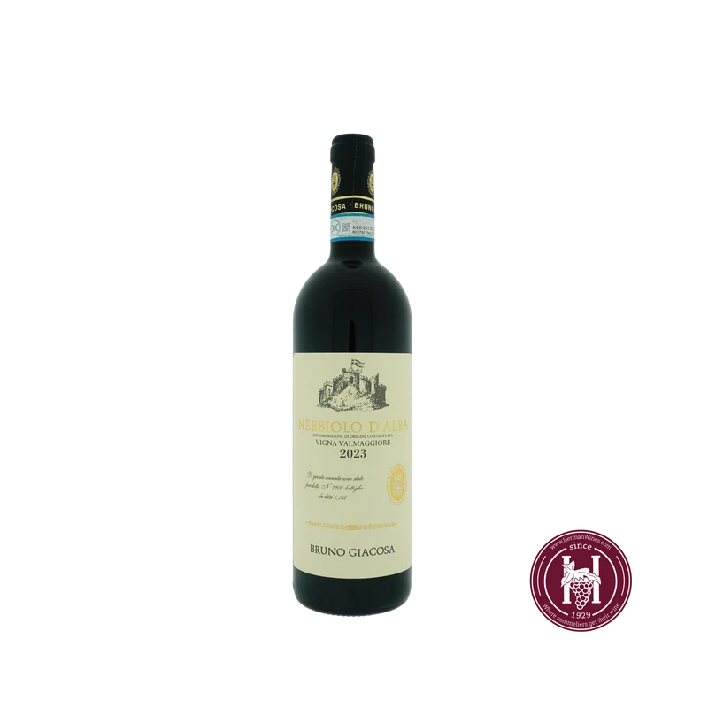 Nebbiolo d'Alba vigna Valmaggiore - Bruno Giacosa - 2023 - 0.75 L - Italië - Piëmonte - Rood