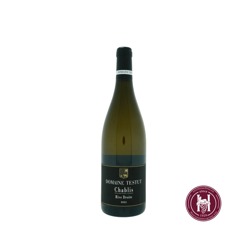 Chablis Rive Droite - Domaine Testut - 2023 - 0.75 L - Frankrijk - Bourgogne - Wit
