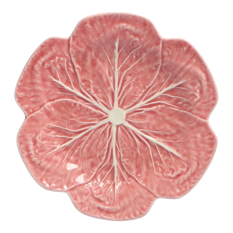 Dinerbord koolblad roze 26,5cm