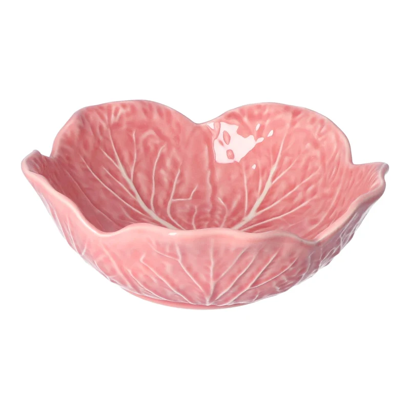 Kom koolblad roze 17,5cm