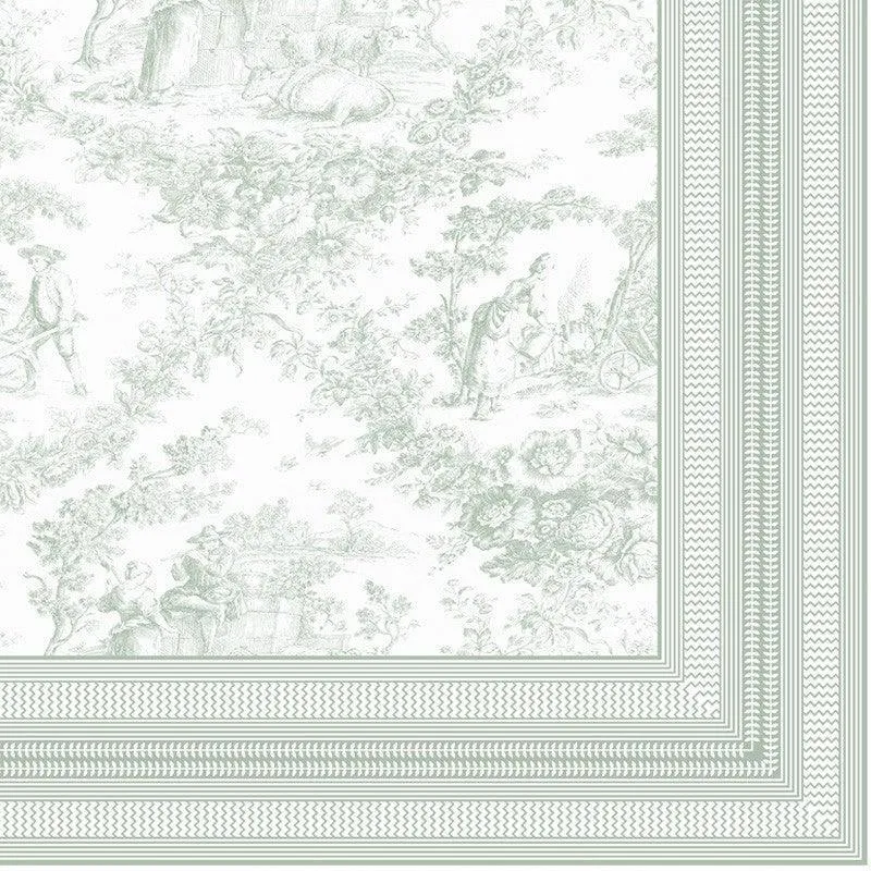Tafelkleed katoen groen 160x300cm