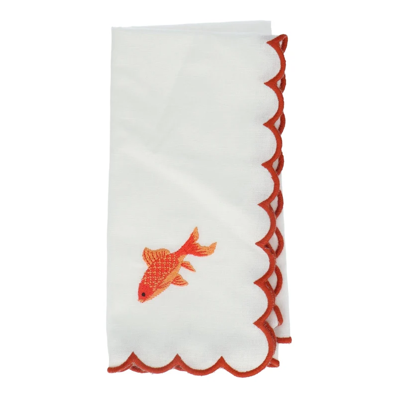 Servet Fish Orange Bole 45x45cm
