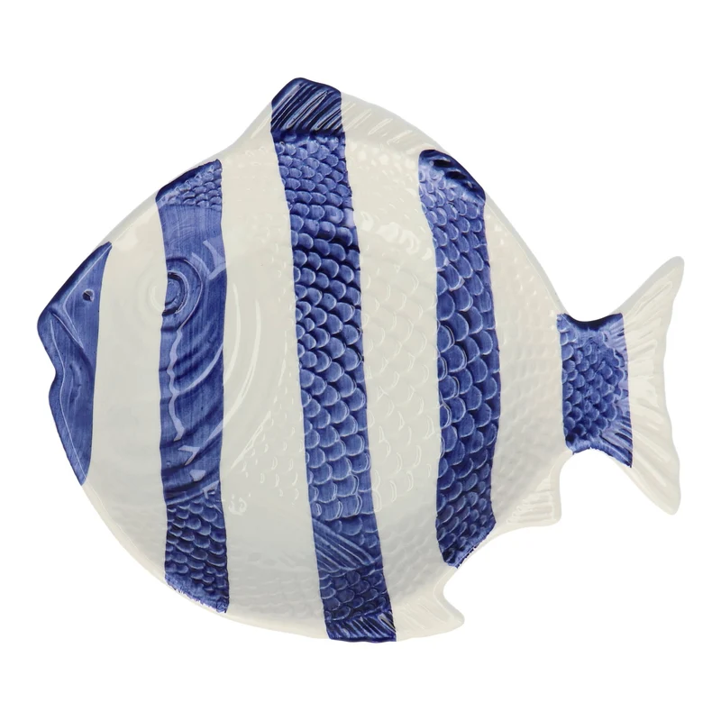 Kom The Fishes Blue 24cm