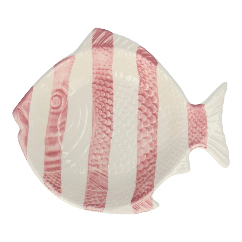 Kom The Fishes Pink 24cm