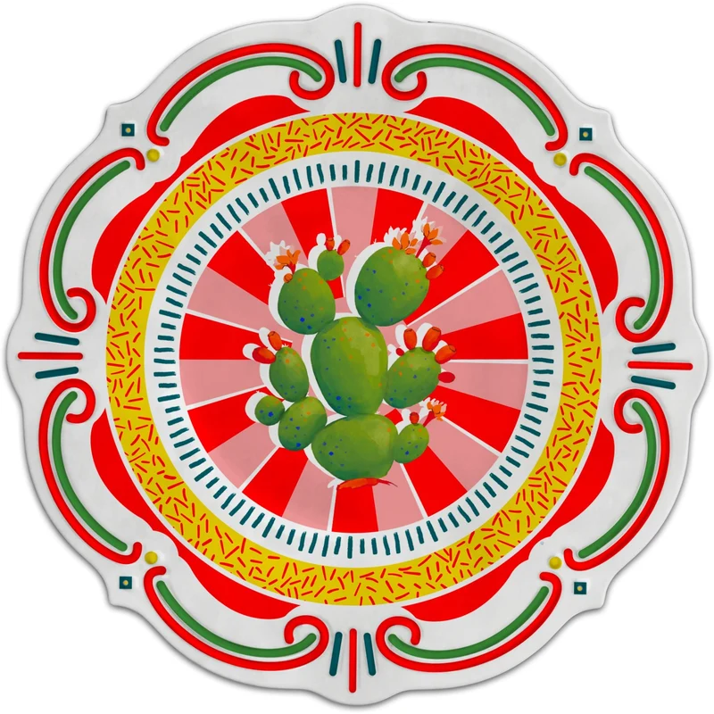 Dinerbord Palm 28cm - gemaakt van melamine