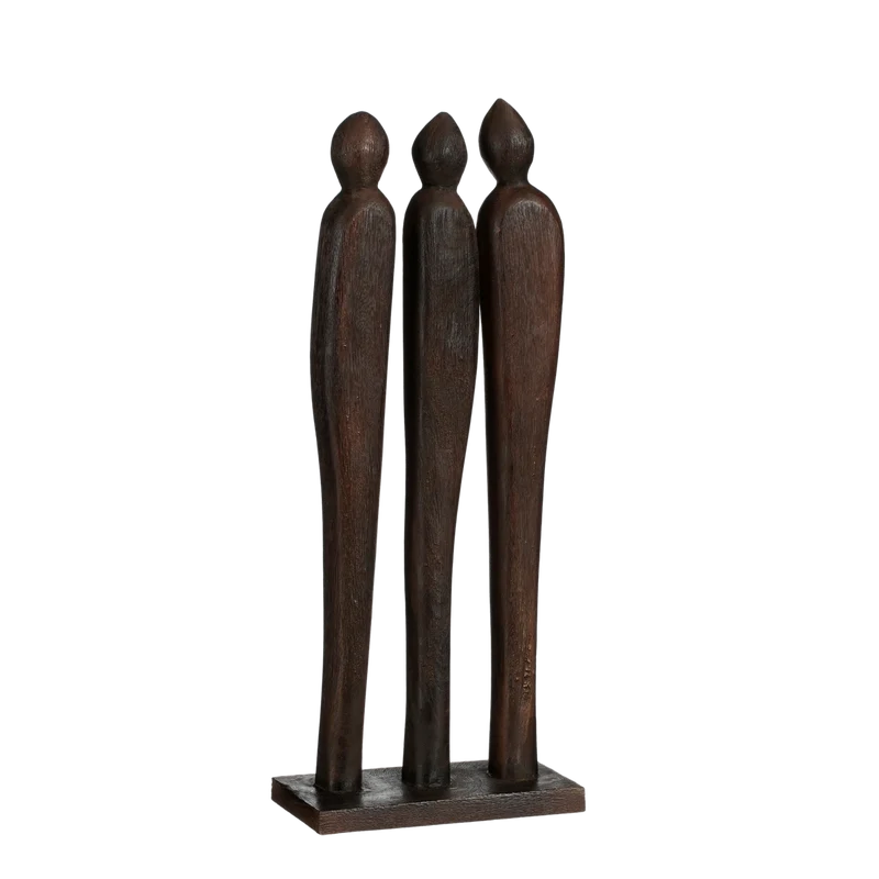 Pegara Woondecoratie - L7 x B18 x 46 cm - FSC 100% Mangohout - Bruin