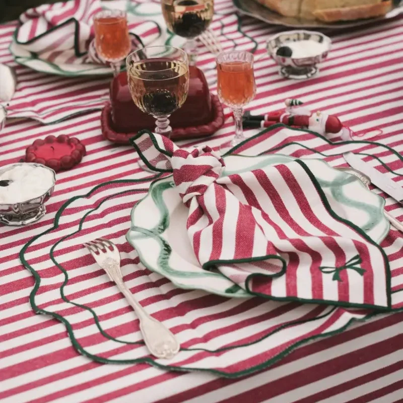 Placemat Noëline Burgundy 39x49cm (set van 2)