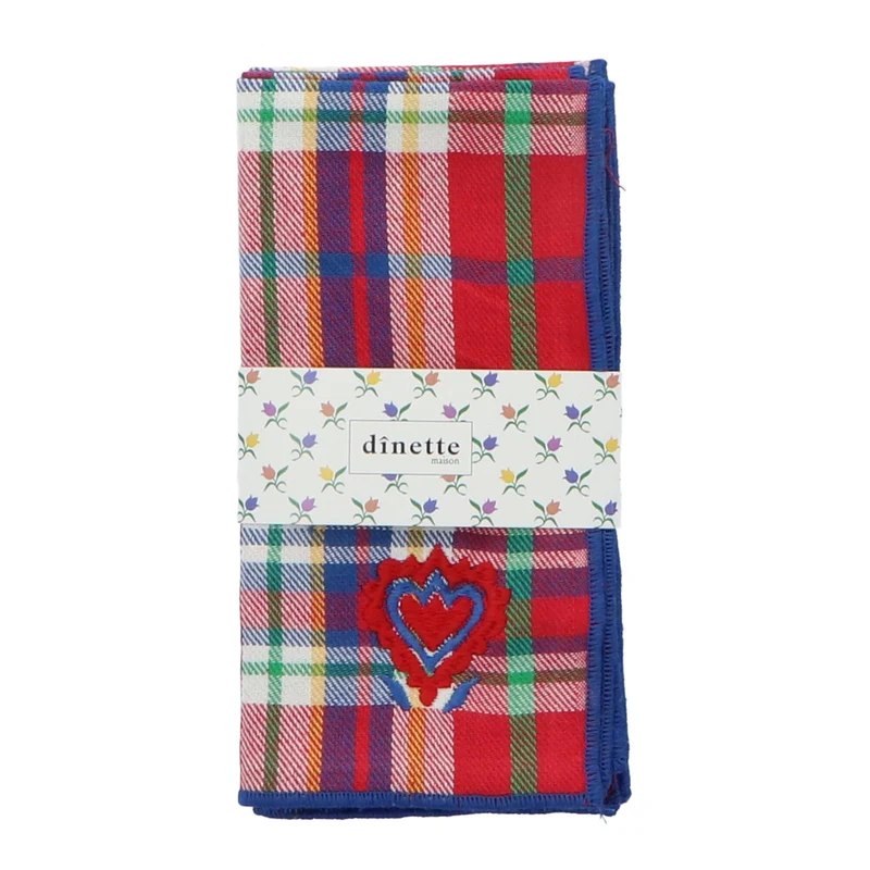 Servet Inverness Red 40cm (set van 2)