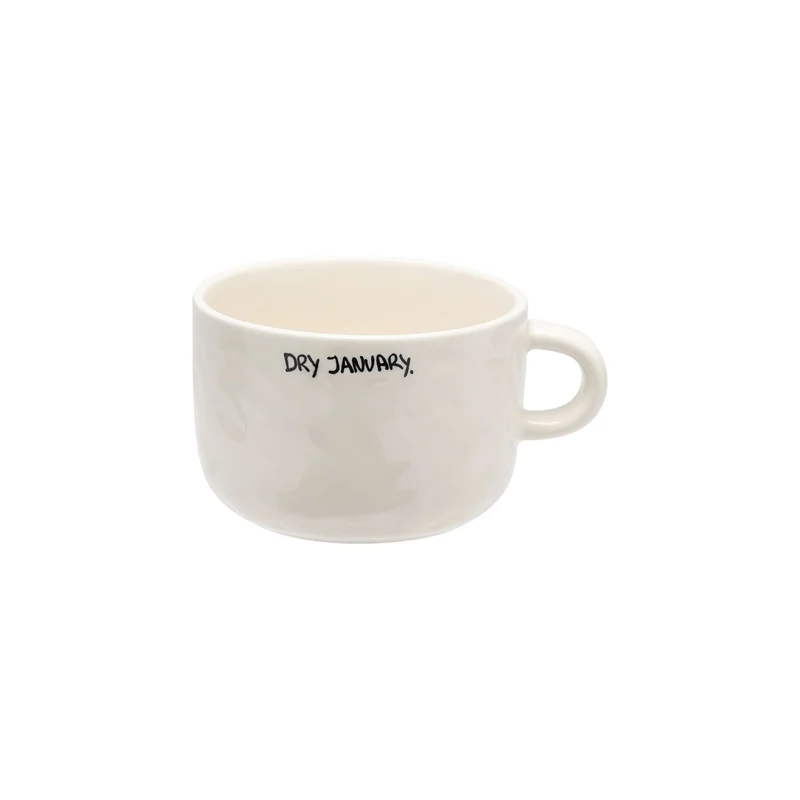 Dry January cappuccino mok