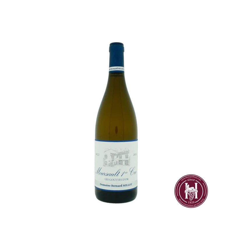 Meursault 1er cru les Gouttes d'Or - Domaine Bernard Millot - 2022 - 0.75 L - Frankrijk - Bourgogne - Wit
