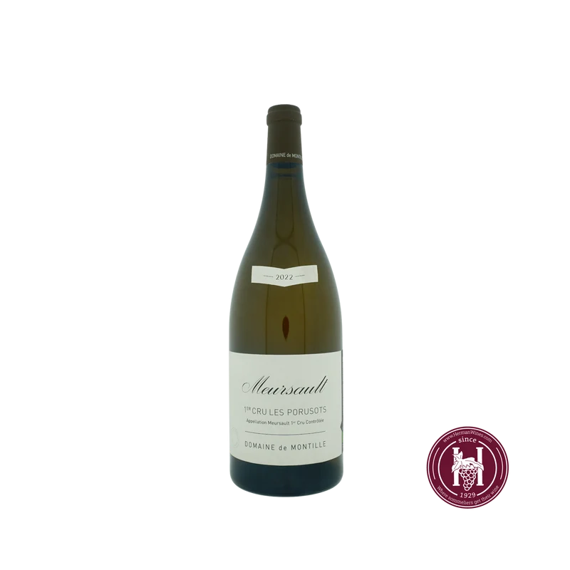 Meursault 1er cru les Porusots - Domaine de Montille - 2022 - 1.5 L - Frankrijk - Bourgogne - Wit