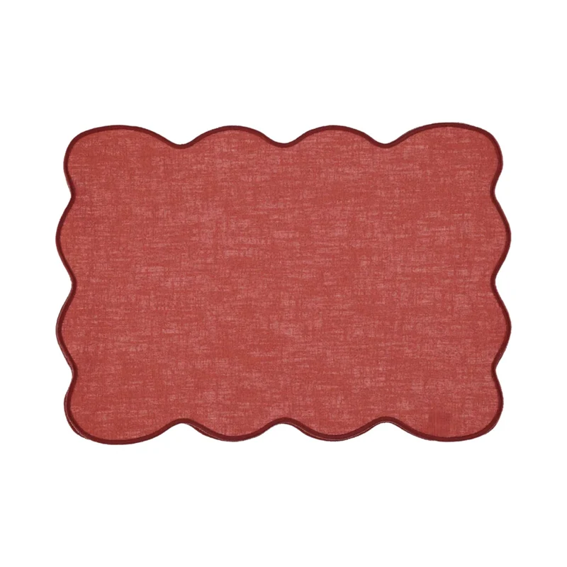 Placemat Palma Terracota with Terracota Anti Stain 35x50cm