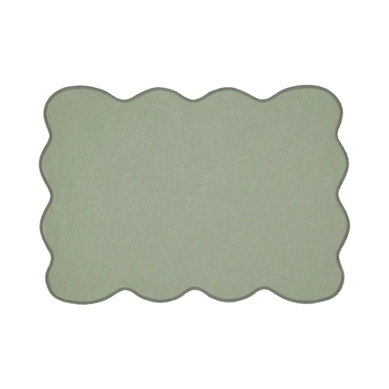 Placemat Palma Light Green with Light Green Anti-Stain 35x50cm